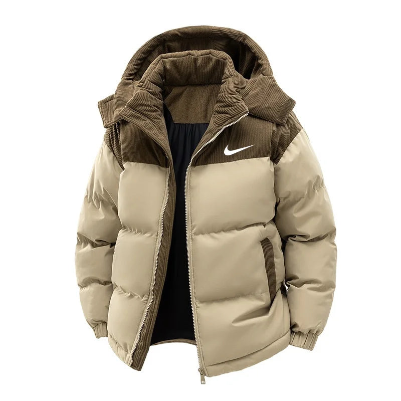 ΝΙΚᎬ - Warm, thick men's jacket with detachable hood